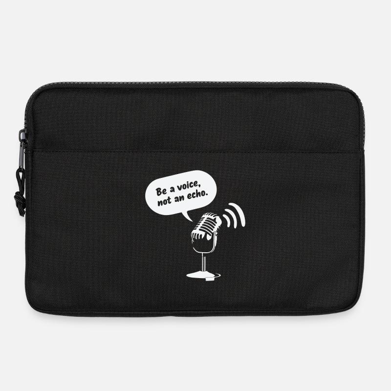 Be a Voice, Not an Echo - Laptoptasche 13" - Schwarz