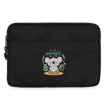 Koala Zen Namaste - Sacoche pour ordinateur portable 13 pouces - noir - Devant