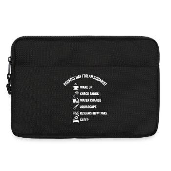 Journée aquarium pour un aquarium aquariophile - Sacoche pour ordinateur portable 13 pouces - noir - Devant