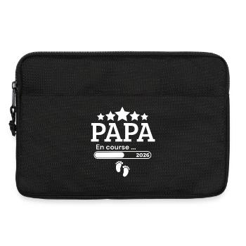 Dad in progress 2026 Pregnancy Announcement Future - Sacoche pour ordinateur portable 13 pouces - noir - Devant