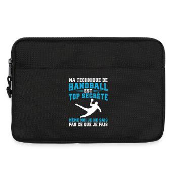 Handball - Laptoptasche 13" - Schwarz - Vorne