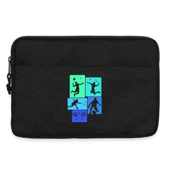  badminton  - Laptoptasche 13" - Schwarz - Vorne