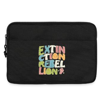 Extinction rebellion retro - Laptoptasche 13" - Schwarz - Vorne