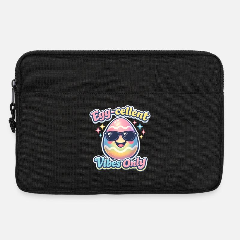 Egg Cellent Vibes Only Ostern Osterei - Laptoptasche 13" - Schwarz