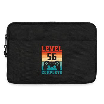 56th Birthday Level 56 Complete 56 Years Gamer - Laptop bag 13" - black - Front