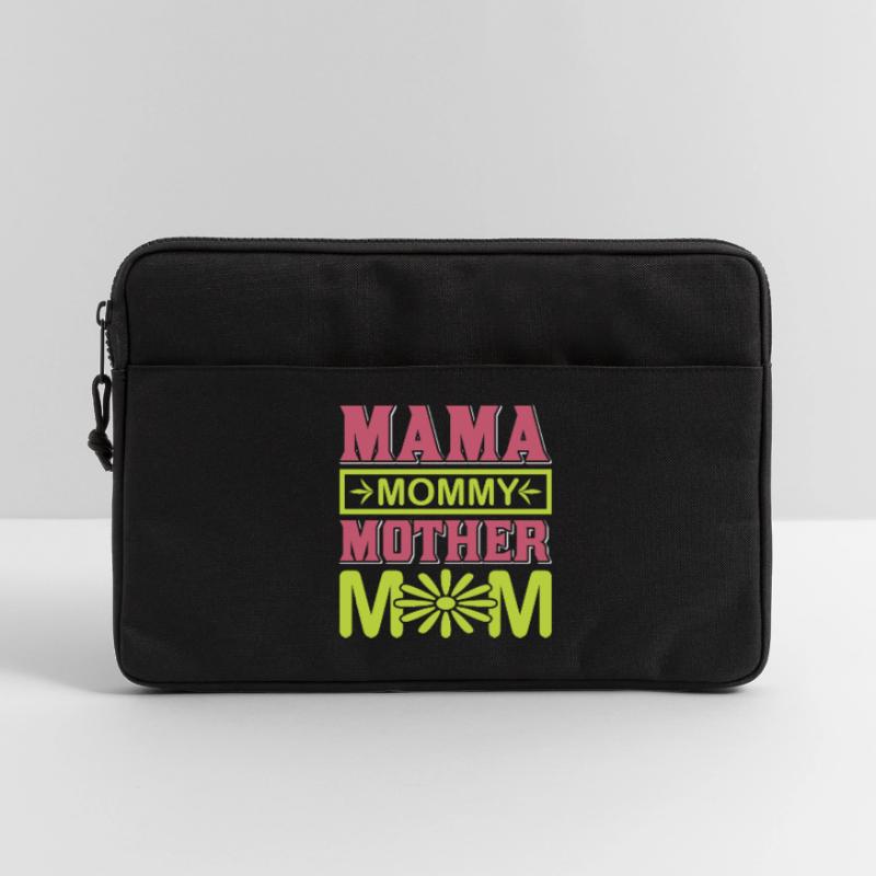 Mama Mama Mama Mama süßes Mutterschaftsgeschenk-Hemd Laptoptasche 13"
