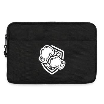 Gants de boxe Armoiries Boxe - Sacoche pour ordinateur portable 13 pouces - noir - Devant