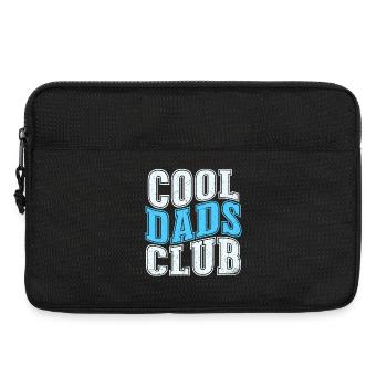 Club des papas cool - cadeau papa pour la fête des pères - Sacoche pour ordinateur portable 13 pouces - noir - Devant