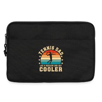 Tennis-Papa wie ein normaler Vater, aber cooler - Laptoptasche 13" - Schwarz - Vorne