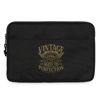 Vintage 1996 Jahrgang Geburtstag Retro Geschenk - Laptoptasche 13" - Schwarz - Vorne