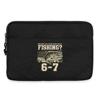 Fishing 7 days a week: The Ideal Schedule for Enthusiasts - Laptop bag 13" - black - Front