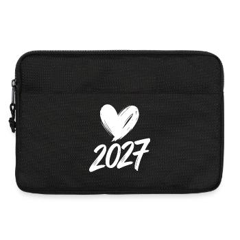 Cœur 2027 - Sacoche pour ordinateur portable 13 pouces - noir - Devant
