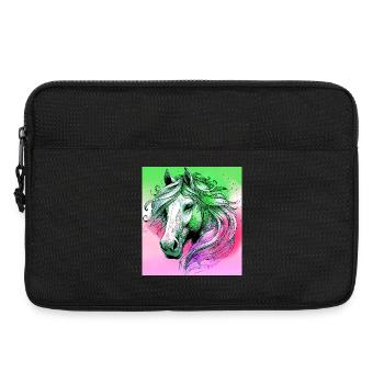 cheval - Sacoche pour ordinateur portable 13 pouces - noir - Devant
