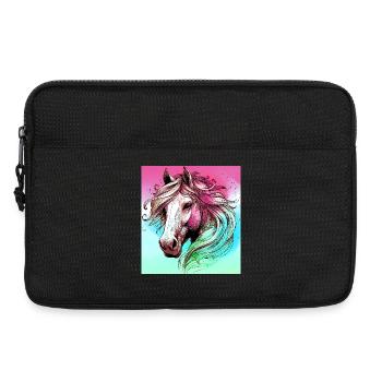 cheval - Sacoche pour ordinateur portable 13 pouces - noir - Devant
