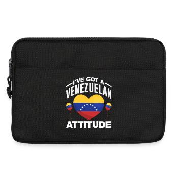 Drapeau du Venezuela Fierté & Maison Venezuela - Sacoche pour ordinateur portable 13 pouces - noir - Devant
