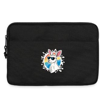 Cool Kangaroo – Retro-Stil & Sonnenbrille - Laptoptasche 13" - Schwarz - Vorne