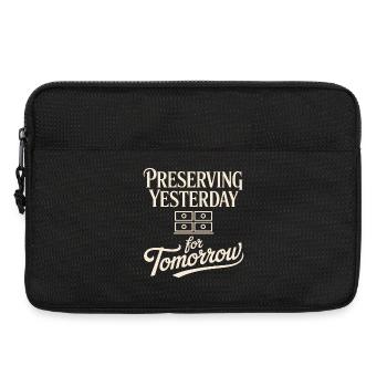 Preserving Yesterday for Tomorrow - Laptop bag 13" - black - Front