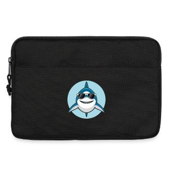 Requin Cool à Lunettes de Soleil - Sacoche pour ordinateur portable 13 pouces - noir - Devant
