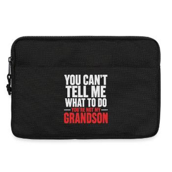 Opa- und Oma-Humor – Du bist nicht mein Vater - Laptoptasche 13" - Schwarz - Vorne