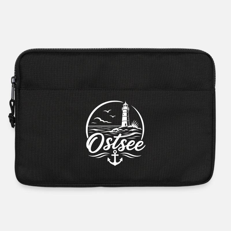 Ostsee - Laptoptasche 13" - Schwarz