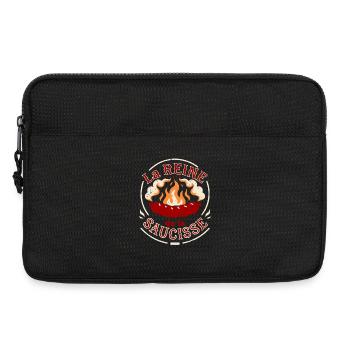 Reine de la Saucisse en Flammes - Sacoche pour ordinateur portable 13 pouces - noir - Devant
