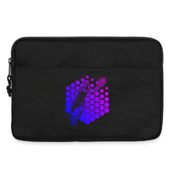 Gift idea for a tennis with tennis - Laptop bag 13" - black - Front