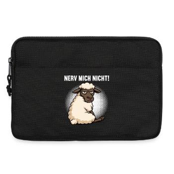 Nerv Mich Nicht Schaf Schafe Schäfer Schafhalter  - Laptoptasche 13" - Schwarz - Vorne