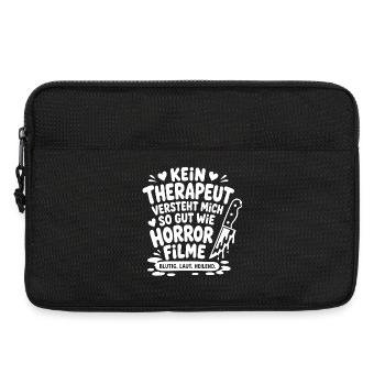 Kein Therapeut versteht mich Horror - Laptoptasche 13" - Schwarz - Vorne