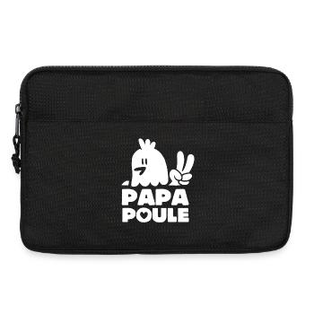 Papa Poule - Sacoche pour ordinateur portable 13 pouces - noir - Devant
