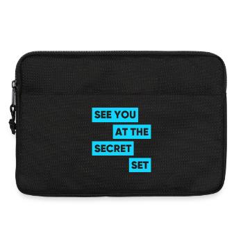 See You At The Secret Set - Laptop bag 13" - black - Front