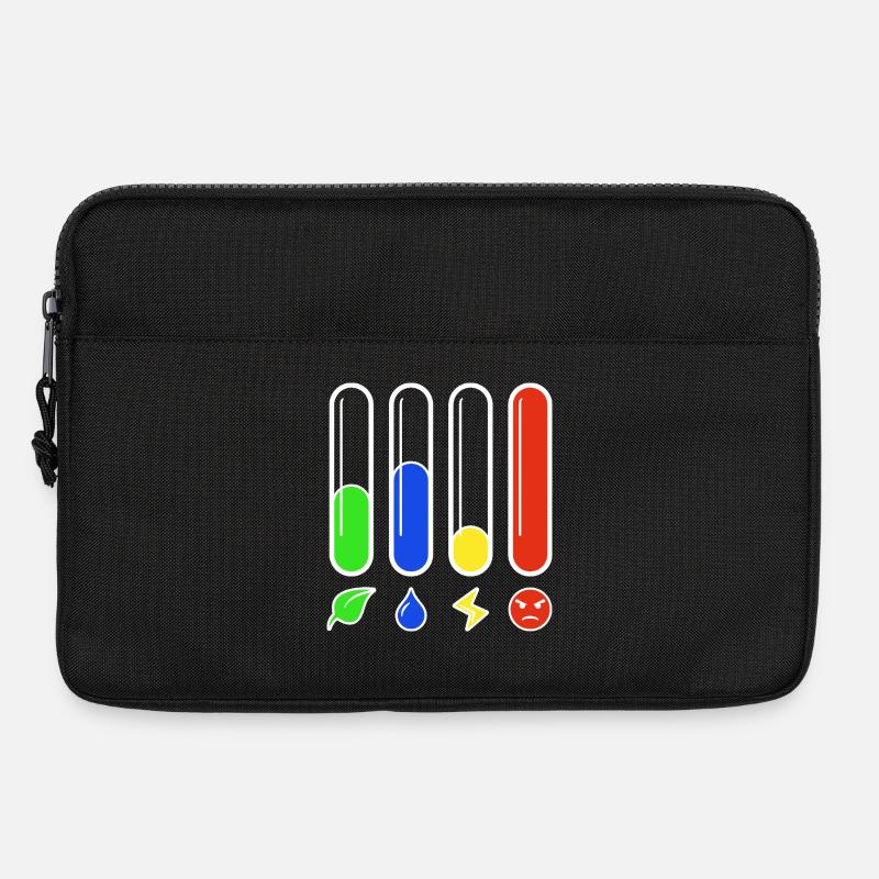 Statusbalken – Rage High - Laptoptasche 13" - Schwarz