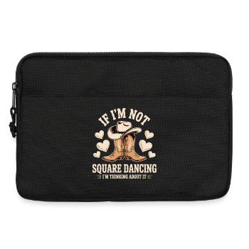 Square Dancing Square Dancer Gift - Laptop bag 13" - black - Front