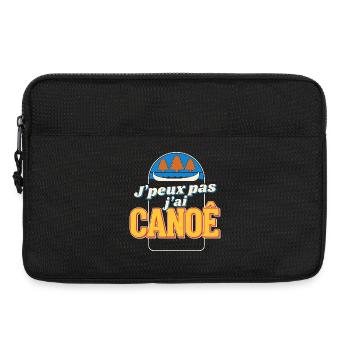 J'peux pas j'ai CANOË - Sacoche pour ordinateur portable 13 pouces - noir - Devant