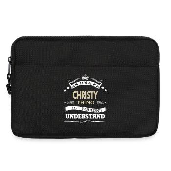 Its A Christy Thing You Wouldnt Understand Funny - Laptop bag 13" - black - Front
