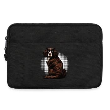 Münsterländer Münsterländerbesitzer Münsterhund - Laptoptasche 13" - Schwarz - Vorne