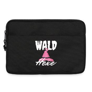 Sorcière des Bois Chapeau de Sorcière Rose Cœurs Fantasy de Filles - Sacoche pour ordinateur portable 13 pouces - noir - Devant
