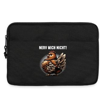 Nerv Mich Nicht Hühner Huhn Hühnerliebhaber Hahn - Laptoptasche 13" - Schwarz - Vorne
