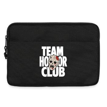 Team Horror Club Zombie Head - Laptop bag 13" - black - Front