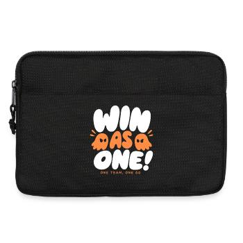Gagner en tant qu’équipe de jeu unique - Sacoche pour ordinateur portable 13 pouces - noir - Devant