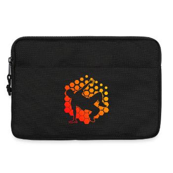 Idée cadeau pour un breakdancer avec breakdance - Sacoche pour ordinateur portable 13 pouces - noir - Devant