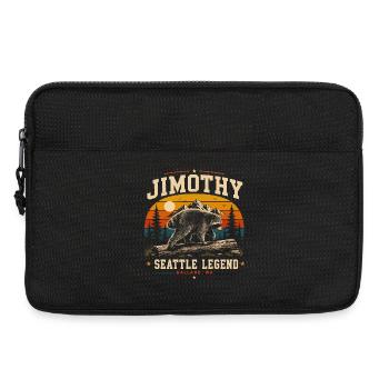 Vintage Raccoon Jimothy Full Moon Sunset - Laptop bag 13" - black - Front