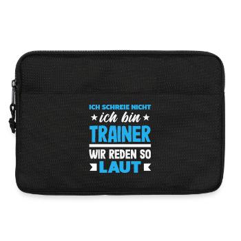 Handball Handballer Handball Trainer Fan Geschenk - Laptoptasche 13" - Schwarz - Vorne
