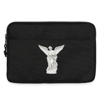 Himmlischer Schutzengel mit Schwert - Laptoptasche 13" - Schwarz - Vorne
