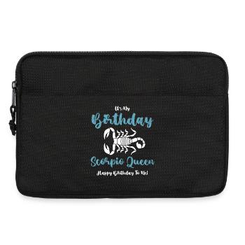 Sternzeichen Skorpion - Laptoptasche 13" - Schwarz - Vorne