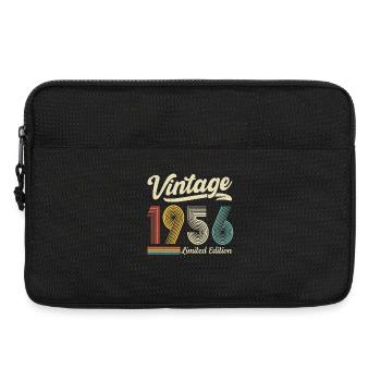 Vintage 1956 Limited edition 70. Geburtstag - Laptoptasche 13" - Schwarz - Vorne