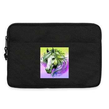 cheval - Sacoche pour ordinateur portable 13 pouces - noir - Devant