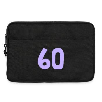 60. 60 JAHRE. 60-JÄHRIGES JUBILÄUM. 60. GEBURTSTAG. - Laptoptasche 13" - Schwarz - Vorne