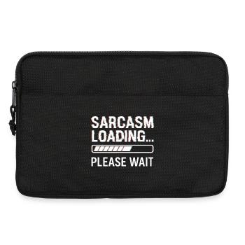 Sarkasmus  - Laptoptasche 13" - Schwarz - Vorne