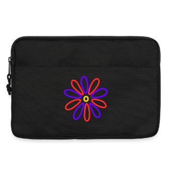 FLOWER. NATURE. ECOLOGY. ANNIVERSARY. FEAST - Laptop bag 13" - black - Front