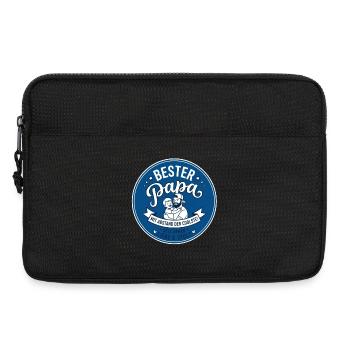Bester Papa Mit Abstand - Laptoptasche 13" - Schwarz - Vorne